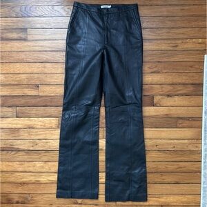 Vintage 1980s leather black pants